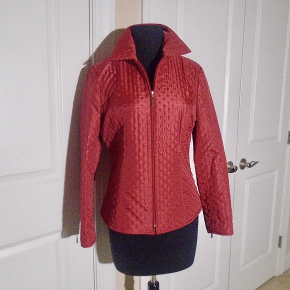 TALBOTS Lightweight Pressed Dot Quilted Jacket - Picture 1 of 8